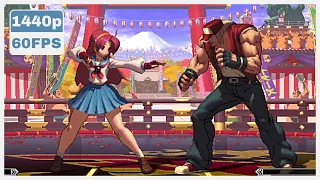 The King Of Fighters XIII (Athena Asamiya) PC Gameplay - (2K 60fps)