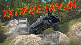 MudRunner: A SpinTires Game - Multiplayer on Kane Creek Forest Uncut