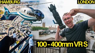 SUPER-TELEPHOTO lens from OPEN DOOR HELI ? Review of Nikon 100-400mm F4.5-5.6 VR S