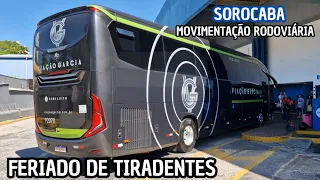 VIAÇÃO GARCIA SURPREENDEU !! MOVIMENTO DE ÔNIBUS NA RODOVIÁRIA DE SOROCABA ( SP ) |  FERIADO