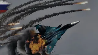 13 minutes ago! America's best F-35 pilot destroys a Russian Su-57 fighter jet heading for the borde