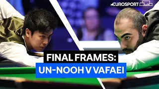 Watch The TENSE Final Frames Of Un-Nooh v Vafaei At Six-Red World Championships! | Eurosport Snooker