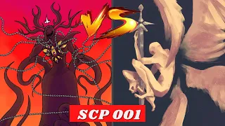 Two SCP Stories of SCP 001 - The Scarlet King Vs The Gate Guardian.