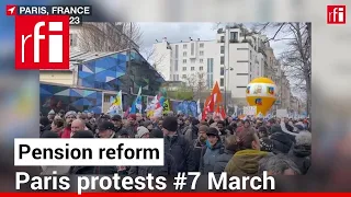 France takes to the streets for sixth day of protest against pension reform • RFI English