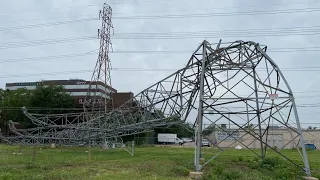 Houston, Texas storms: CenterPoint energy crews work to restore power to thousands