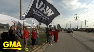 Targeted UAW strike takes aim at Big 3 automakers l GMA