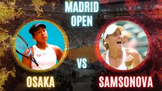 Naomi Osaka vs Liudmila Samsonova | Madrid Open Round 2 | LIVE TENNIS WATCHALONG