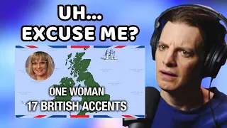 American Reacts to 17 British Accents