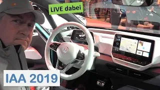 IAA 2019 - Live-Bericht (VW ID.3, EQ, e-Corsa, Byton, Mini, etc.)