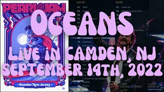 Pearl Jam - Oceans - Live in Camden, NJ 09/14/2022 - Freedom Mortgage Pavilion
