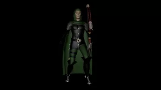 Blender - Heroes III Sharpshooter Model 3D