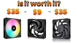 Artic VS Noctua VS Corsair FAN Noise Comparison