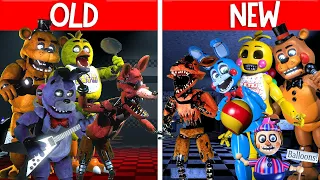 OLD VS NEW Friday Night Funkin' VS Five Nights at Freddy's Mod + Extra