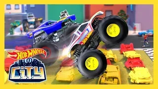 MONSTER TRUCK TAKEOVER! | Hot Wheels City: Season 3 | Episode 5 | @HotWheels