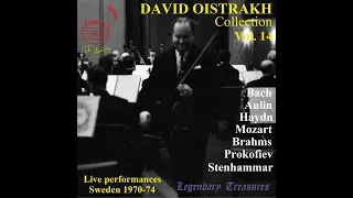 Prokofiev: Violin Concerto No. 1 in D major, Op. 19 - David Oistrakh, Stig Westerberg, Swedish Radio