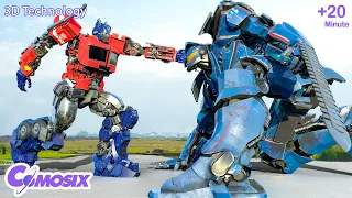 Transformers Optimus vs Gipsy Danger Autobot War | Future technology VFX in the 23rd century