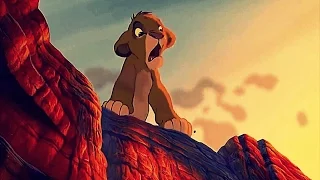 THE LION KING (1994) Scene: "Run away..."/Simba escapes.