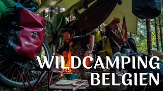 Wildcamping im Jagdgebiet | Fahrrad Weltreise durch Belgien | Nr. 9