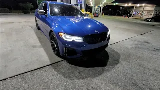 188mph Top Speed Run BMW M340i xDrive DPs 93 Tune