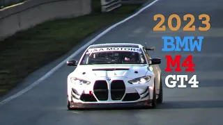 The BMW G82 M4 GT4 2023 on track ! ( very loud )