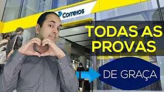 Todas as Provas do Correios DE GRAÇA