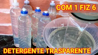 🔴INCRIVEL COM 1 DETERGENTE FIZ 6 - DETERGENTE TRANSPARENTE SEM SODA MEGA ESPUMANTE - RECEITAS DA BO