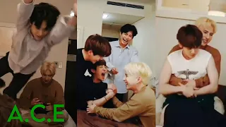 A.C.E having too much fun in their hotel room | chaotic moments compilation