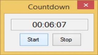 C# Tutorial - How to make a Countdown Timer C#.NET | FoxLearn