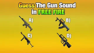 GUESS THE GUN SOUND CHALLENGE | GARENA FREE FIRE | FREE FIRE QUIZ QUESTION ANSWER | FREE FIRE QUIZ