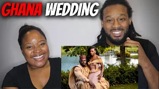 🇬🇭 BEST GHANAIAN WEDDING!! | American Couple React To Ghanaian Traditional Wedding