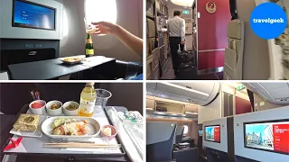 Flying Japan Airlines Domestic FIRST CLASS from Osaka to Tokyo