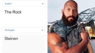 The Rock in different languages meme | Part 2