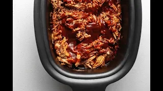 Crock Pot Pork Loin - BBQ Pulled Pork