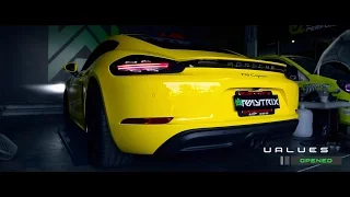 Porsche 718 Cayman S w/ Armytrix Decat Valvetronic Exhaust By Hitzproject