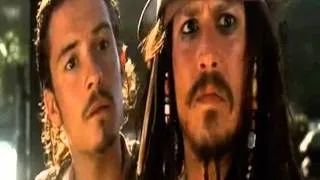 Pirates of the Caribbean the Curse of the Black Pearl Banana Tortuga Scene