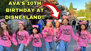 AVA'S 10TH BIRTHDAY PARTY VIP AT DISNEYLAND!!!