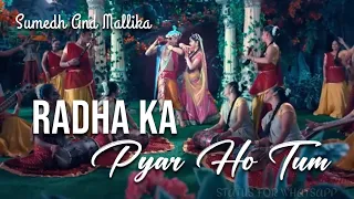 Radha Ka Pyar Ho Tum. Radha Krishna VM. Sumedh And Mallika.#radhakrishna #sumellika #radha #krishna