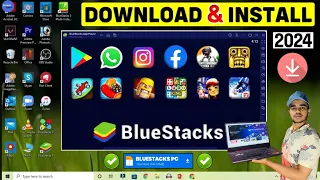 💻 Bluestacks Download | How To Download Bluestacks In Laptop & PC | Install Bluestacks On PC | 2024