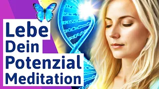 🟪 Meditation Erhöhe Dein Potential: Werde reines Bewusstsein - Quantenfeld Meditation deutsch ASMR
