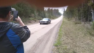 close up of the 1976 camaro burnout redneck edition