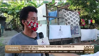 Pamilya sa Pampanga, naipaayos ang tahanan sa tulong ng MCGI