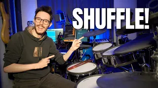 IMPARA il tuo primo GROOVE SHUFFLE (+ PDF GRATIS) | Lezione di BATTERIA