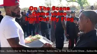 On The scene - Game videoshoot for Iron Out My Flag