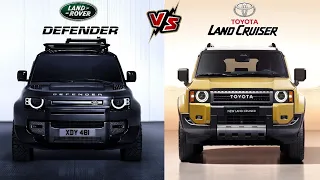 Нова Toyota Land Cruiser 2024 проти Land Rover Defender 2024 | Міцний позашляховик