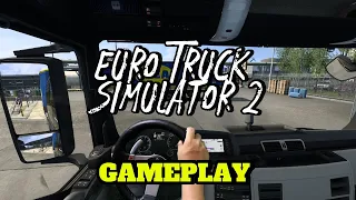 Euro Truck Simulator 2 Logitech G27 steering wheel gameplay 2024 part1