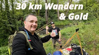 30 km - Goldwaschen - Nasse Füsse