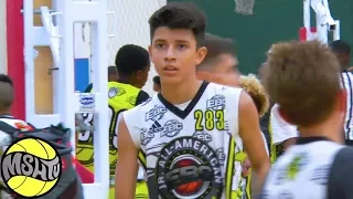 Isaiah Ortega has a MEAN BALL FAKE - 2017 EBC Jr All American Camp