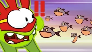Om Nom Stories -  Piranha Man | Cut The Rope | Funny Cartoons For Kids | Kids Videos