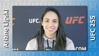 UFC 255’s Ariane Lipski Talks Antonina Shevchenko Match-Up, Fight Island Knee Bar Victory