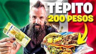 TEPITO: 24h COMIENDO EN EL BARRIO MÁS HUMILDE DE CDMX CON 200 PESOS (10€) ¿Cuánto puedo comer?